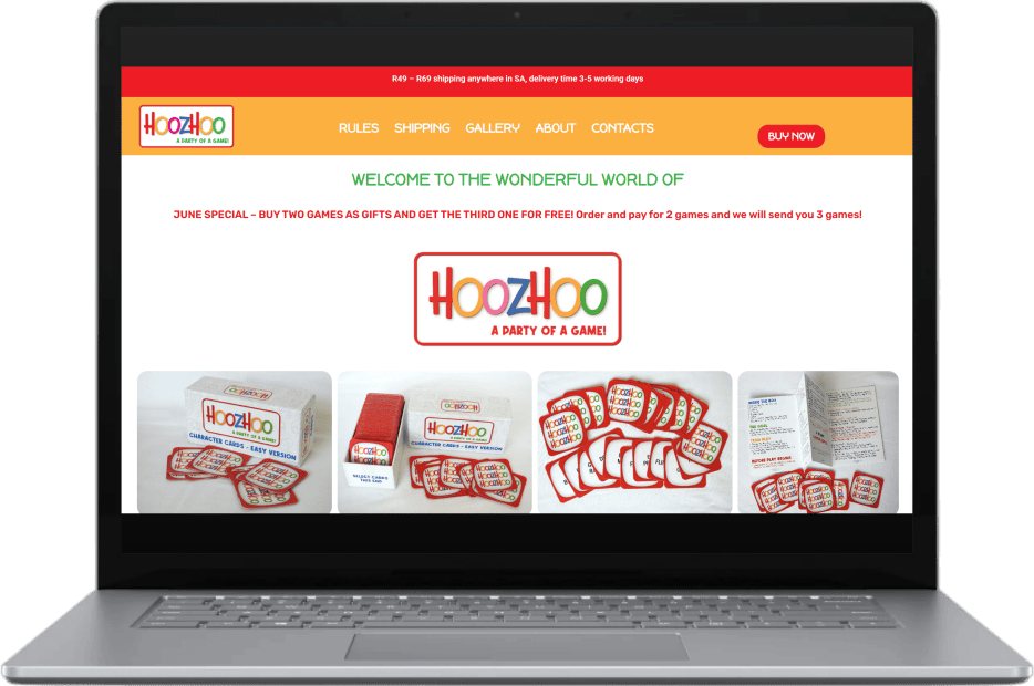 Hoozhoo Game (Laptop)